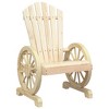 vidaXL Patio Adirondack Chairs 2 pcs Solid Wood Fir - 4 of 4