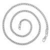 Crucible Men's 5mm Rounded Franco Chain Stainless Steel Necklace - 24" - 4 of 4