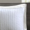 Sapphtopaz Solid Color Reversible Comforter Set Bedding Pick Stitch Channel Quilting Quilt Set 1 Quilt, Pillow Shams, Machine Washable - 2 of 4