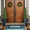 COWLOWN 2 Pcs 47.2-in Artificial Boxwood Topiary Trees, Indoor & Outdoor Potted Decor for Living Room, Office & Small Spaces - 3 of 4