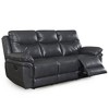 Isabella Upholstered Sofa and Loveseat Set Gray - Steve Silver Co.: Recliner Furniture for Living Room, Faux Leather - 4 of 4