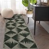 Coolmee Washable Area Rugs for Living Room Non Slip Low Pile Modern Geometric Farmhouse Dining Room Carpets for Bedroom Dorm - 2 of 4