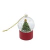 Whisen 1.8x1.8x2.8"H Resin/Glass Water Globe W/Tree Red Base, 2 Pack, Christmas Decoration - Multicolor - 4 of 4