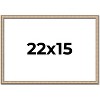 PosterPalooza | Minimalist Silver Picture Frame - UV Acrylic, Backing Board, Hanging Hardware Included - 2 of 4