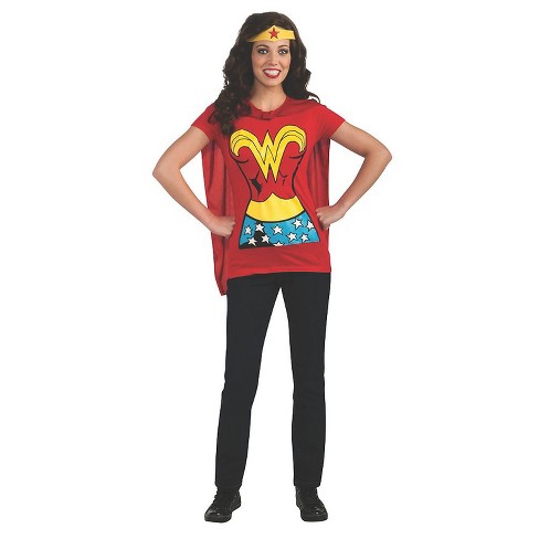 Fancy dress costume - Red/Wonder Woman - Ladies