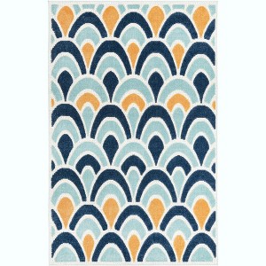 Unique Loom    Belize Outdoor Dangriga Area Rug - 1 of 4