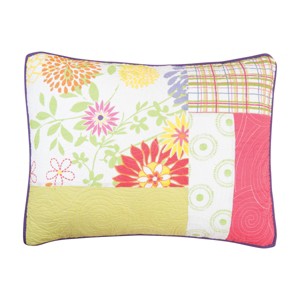 C&F Home 20" x 26" Macie Cotton Standard Sham - Machine Washable - 1 of 4