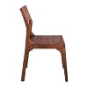 Knoll Dining Chair Brown Treasure Trove Accents: Acacia Wood, 34.5" Floor-to-Seat, No Assembly Required - 3 of 4