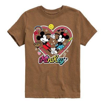 Boys' - Disney - Mickey Minnie Minkey Short Sleeve Graphic T-Shirt