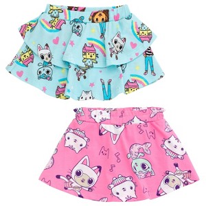 Dreamworks Gabby's Dollhouse Pandy Paws Cakey Cat Baby Box Girls 2 Pack Skorts Little Kid to Big - 1 of 4