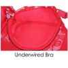 Allegra K Women Full Cup Breathable Comfort Floral Lace Non-Padded Underwired Bra - 4 of 4