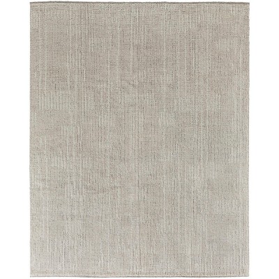 Alford Modern Solid Ivory/Tan Area Rug