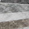 Gray Silver And Charcoal Geometric Washable Indoor Outdoor Area Rug - 4 of 4