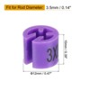 Unique Bargains Clothes Color Coding Reusable Easy to Use Hanger Markers 160 Pcs - 2 of 4