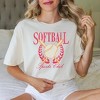 Simply Sage Market Women's Softball Sports Club Short Sleeve Garment Dyed Tee - 2 of 3