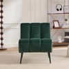 Lycvki 24.4" W Modern Accent Chair with  Metal Legs for Living Room, - 2 of 4