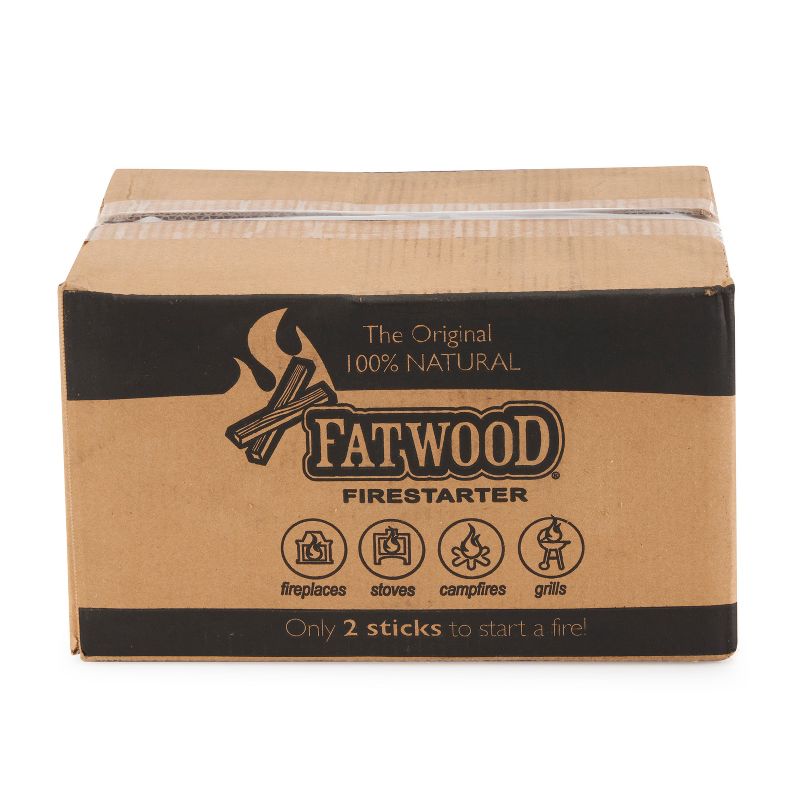 Better Wood Products All Natural 18 Pound Assorted Sizes Fire Wood Fatwood Firestarter Crate for Campfires, Barbecues, Wood Stoves, and Fire Pits, 3 of 8