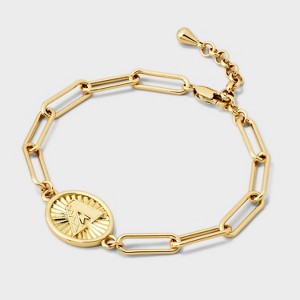 Bijoux Sport by Luv Aj MLB Gold Plated Brass Oval Coin Bracelet - 1 of 4