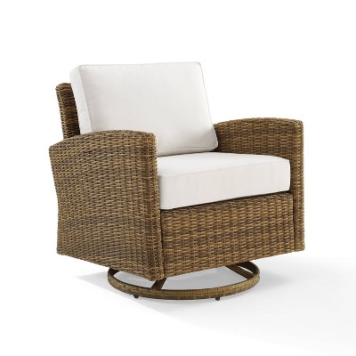 Bradenton Outdoor Steel Swivel Rocking Chair - Crosley
