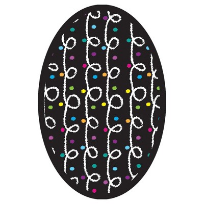 Colorful Chalk Loop Magnetic Whiteboard Erasers Set of 6