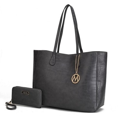 MKF Collection Sadie Oversize Handbag Women Tote & Wallet Set by Mia K