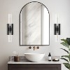 CityFurn Modern 2-Light Black Cylinder Wall Sconces with Clear Glass Shades - 4 of 4