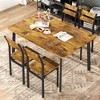 Hooseng Dining Table Set for 4, 5-Piece Kitchen Table Chairs Set, Rectangle Dining Room Table Set with Four Chairs and Wooden Table Top - 4 of 4