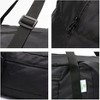 MaseiKar Foldable Travel Duffel Bag For Women & Men Luggage Great for Gym,travel or camping,Black - 2 of 4