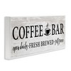 Stupell Industries Coffee Bar Cafe Rustic Sign, 24" x 10" - 3 of 4