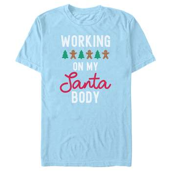Men's Lost Gods Working On My Santa Body T-Shirt