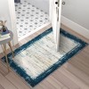 Modern Bordered Area Rug Washable Border Rug Living Room Rug Soft Low Pile Rug - 3 of 4