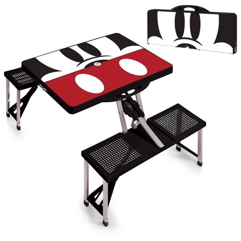 Picnic Time Disney Mickey Mouse Portable Folding Picnic Table