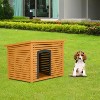FDW Dog House Easy To Set Up Outdoor Indoor Wooden Dog House - 2 of 4