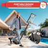 BestParts 4.2ft-10ft Adjustable Basketball Hoop with 44" Shatterproof Backboard & Wheels - 3 of 4