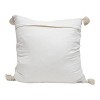 24x24 Inches Hand Woven Brown Cotton with Polyester Fill Pillow - Foreside Home & Garden - 3 of 4