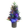 Kurt Adler 2.7-Foot Northern Light Pot Tree with Fiber-Optics and Multi-Color LED Lights - 4 of 4