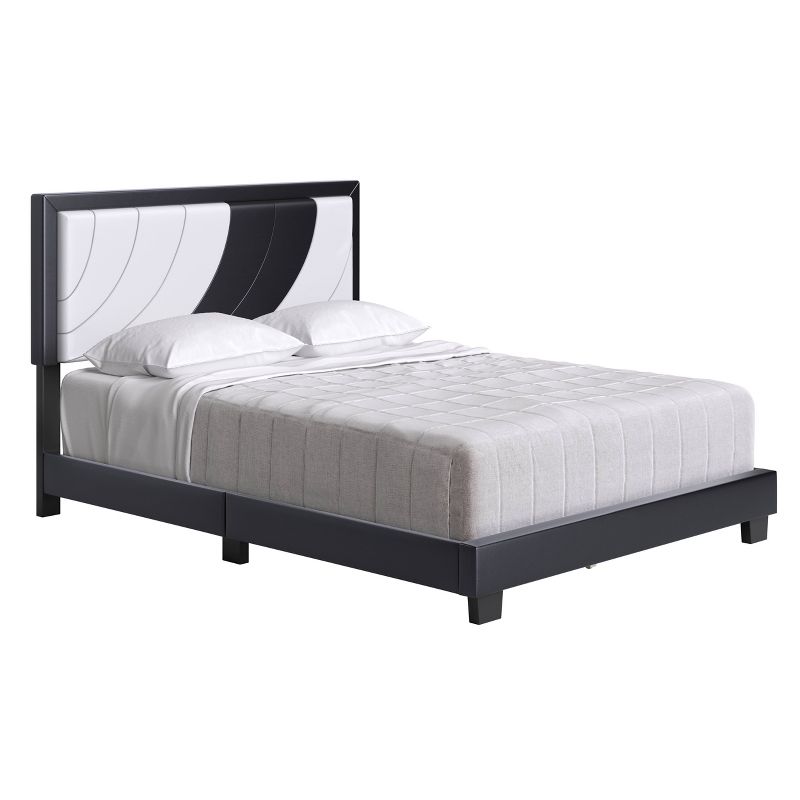 Becca Two Tone Upholstered Platform Bed - Eco Dream, 6 of 10