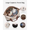 LOVEVOOK Travel Duffle Bag for Women, 3Pcs Puffer Large Weekender Overnight Bag - 2 of 3