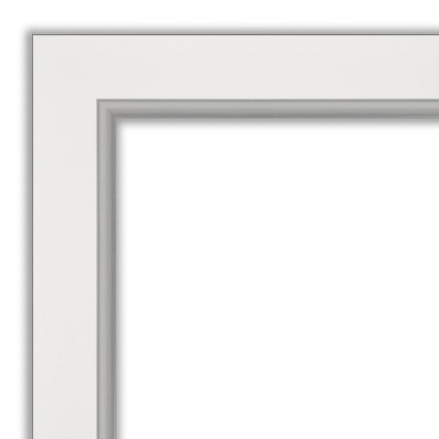Eva White Gold Framed Natural Cork Bulletin Board