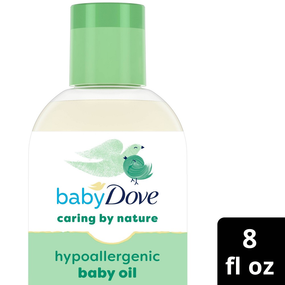 Photos - Shower Gel Baby Dove Caring by Nature Hypoallergenic Baby Oil - 8 fl oz
