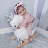 VYNXARIA Elegant White Swan Plush Rocker: A Graceful Toy for Your Baby's Delight - 2 of 4