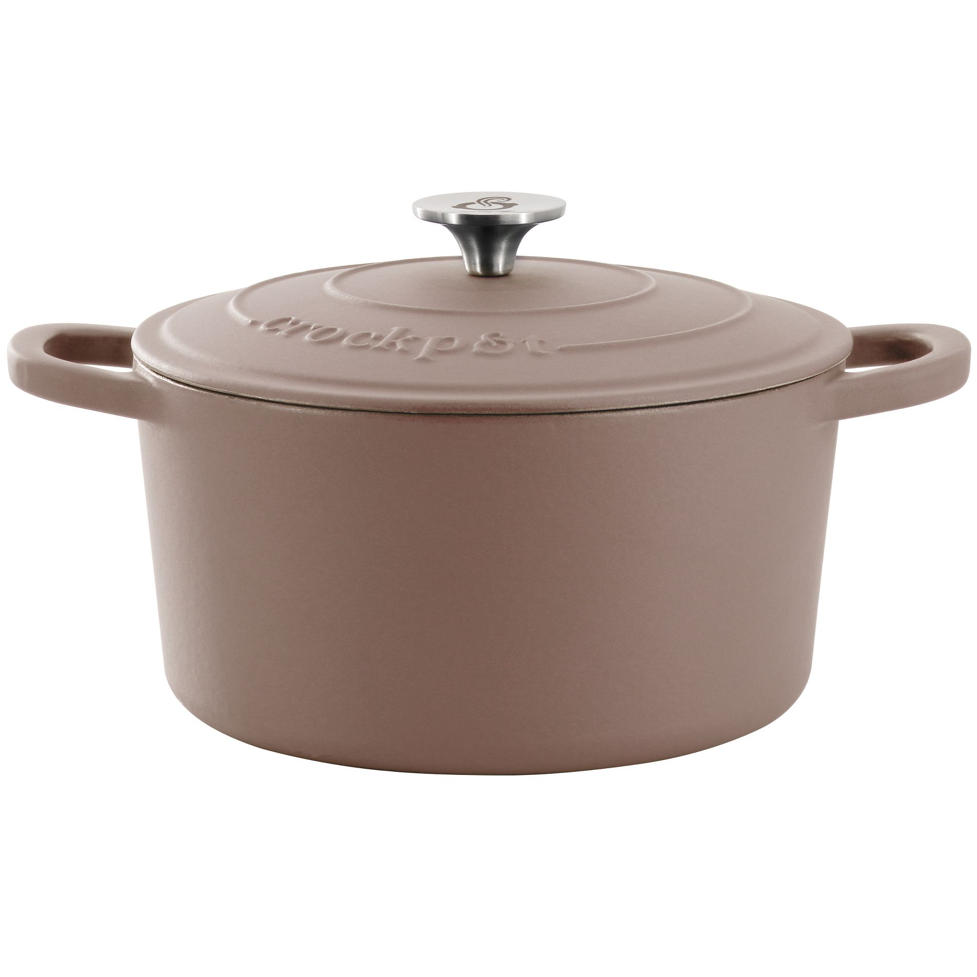 Crockpot Artisan 5 Quart Matte Enameled Cast Iron Dutch Oven