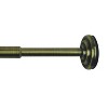 Versailles 1/2" Diameter Mini Tension Rod - Antique Brass - image 2 of 3