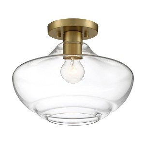 Designers Fountain Emma 1 - Light Semi-Flush Mount in  Brushed Gold - 1 of 1