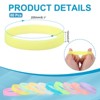 Unique Bargains Sports Party Games Fashion Silicone Glow in the Dark Bracelet 60 Pcs - 2 of 4