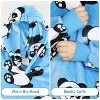 Tirrinia Oversized Hoodie Blanket Sweatshirt for Kids, Wearable Cute Patterns fleece Pullover, as Warm & Funny Gifts, Children's Day gift ideas - 4 of 4