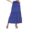 Whitemark Tiered Maxi Skirt - 3 of 4