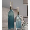 Uttermost Annabella Teal Green Glass 2-Piece Decorative Bottles Set - 2 of 2