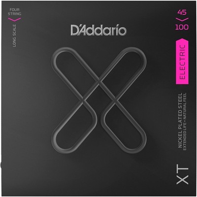 D'Addario XT Electric Bass Coated Nickel, Regular Light Long Scale 45-100