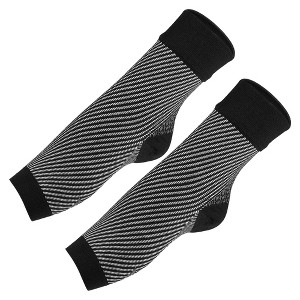 Unique Bargains Ankle Support Swelling Eases Foot Sleeve Brace Socks 1 Pair - 1 of 4